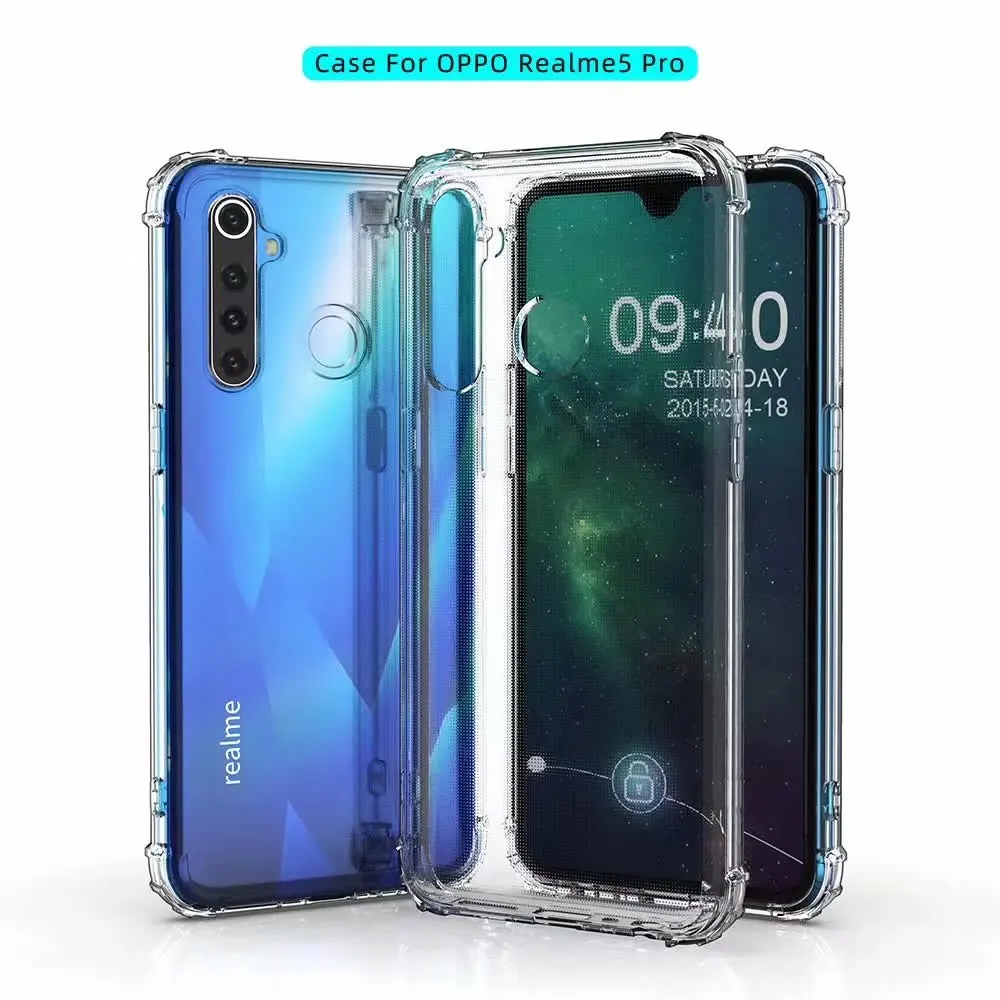 Airbag DropProof Anti-shock Armor Case for oppo realme X K3 C2 5 Pro Q Reno 2 2Z 2F A9 2020 A11X A1K Cover TPU Soft Phone |
