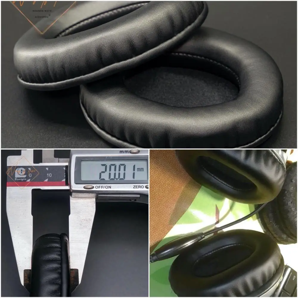 

Oval Ellipse Egg Shape Soft Leather Ear Pads Foam Cushion For Cosonic CD-711M Headphone Perfect Quality, Not Cheap Version