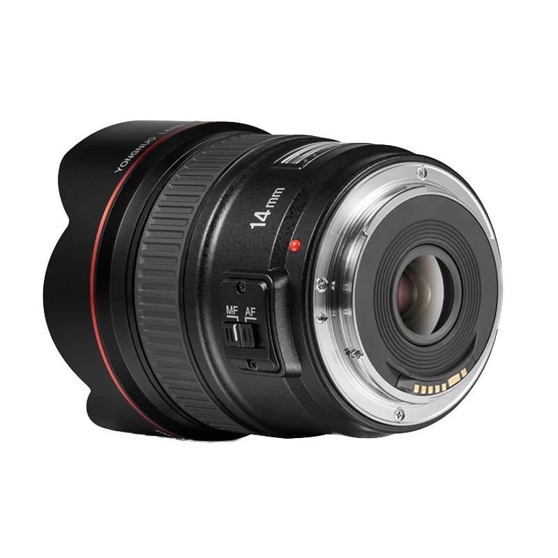 YN 14mm f2.8 Ultra-wide Angle Lens Full Frame Large Aperture AF Fixed Focus for CANON 7D 5D 70D Nikon D300 D550 D3000 DSLR | Электроника