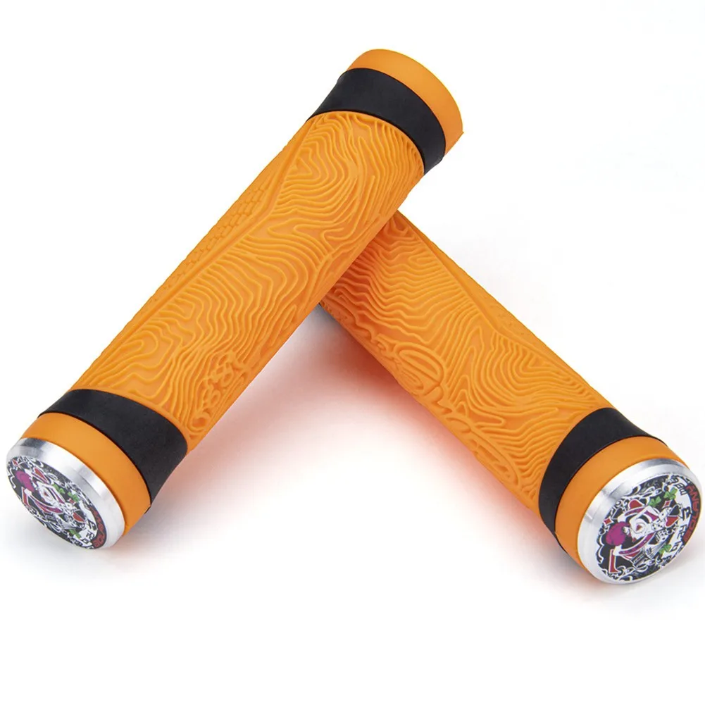 

1 Pair Rubber MTB Handle Bar Grip Silicone Non-slip Bike Grip Shock Absorption Handlebar Grips Cycling Accessories