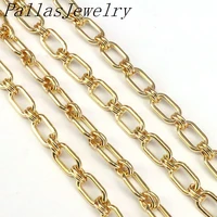 new 3 meters gold color diy chain jewelry accessories handmade jewelry making diy bracelet necklace findings