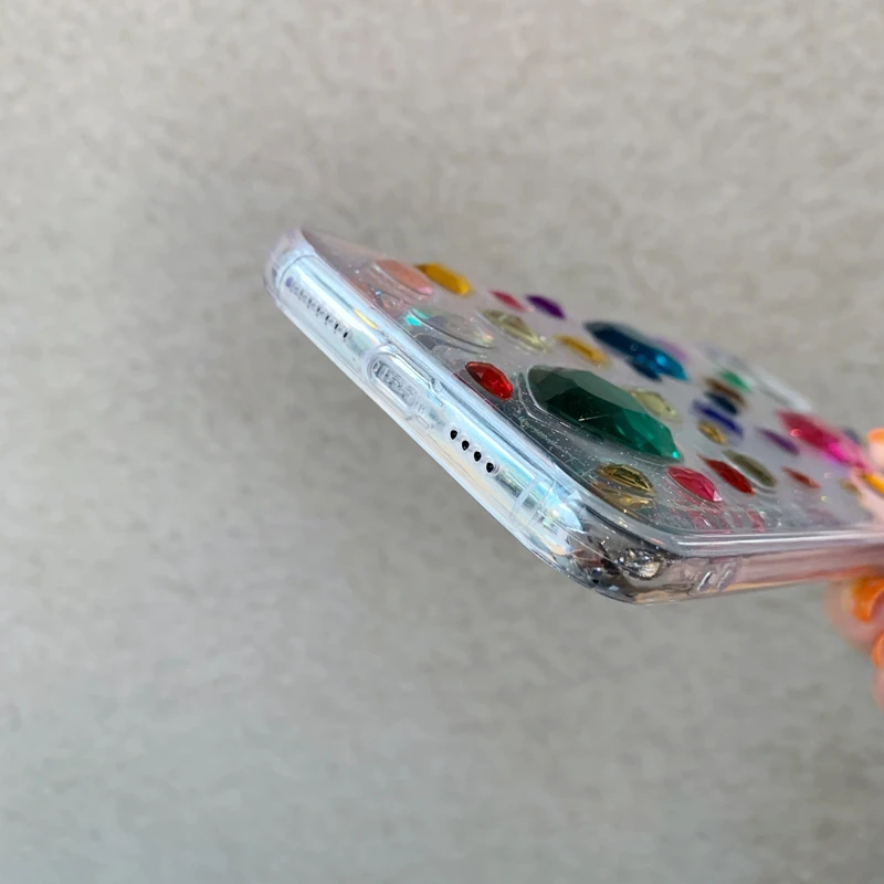 Мягкий силиконовый чехол из ТПУ в стиле ретро с цветочным узором и блестками для