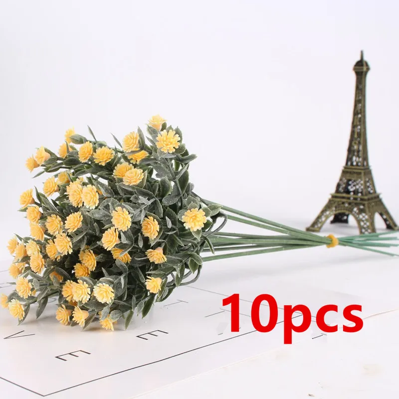 

5/10/20pc 7colors Gypsophila artificial flowers wedding flowers for bride hand fake flowers christmas decoration for home table