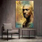 Постеры на холсте с изображением Майкла Джордана и надписью я пропустил больше