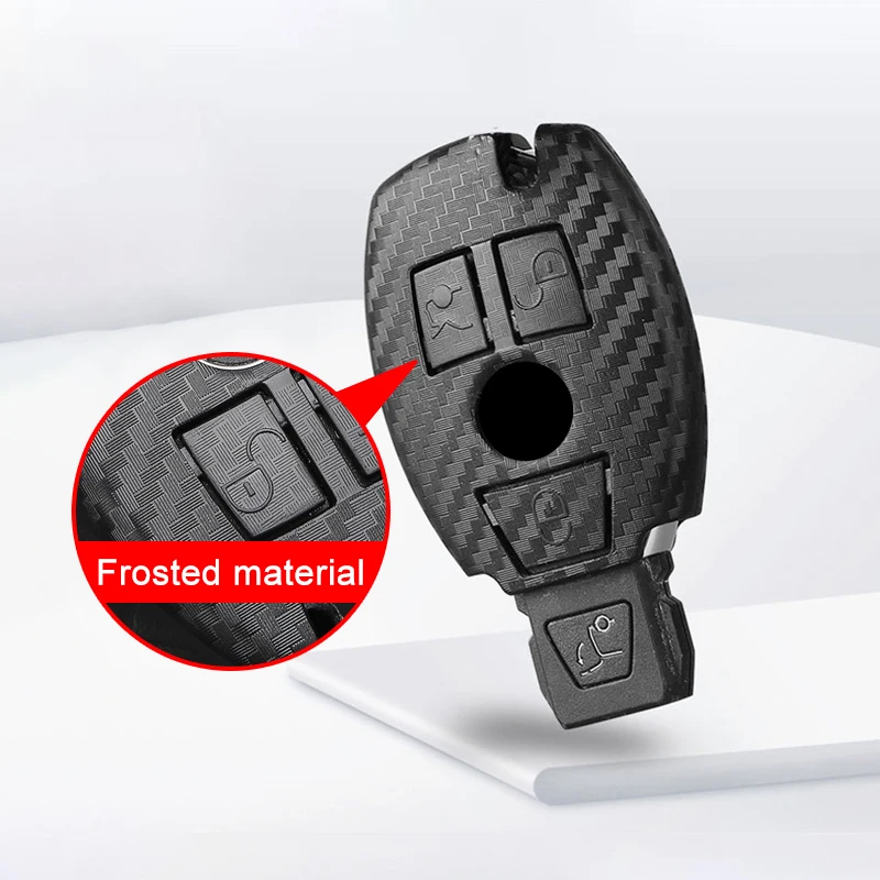 

2019 New Carbon car key cover key case for Mercedes benz CLS CLA GL R SLK AMG A B C S E-Class E43 W213 E300 E400 accessories