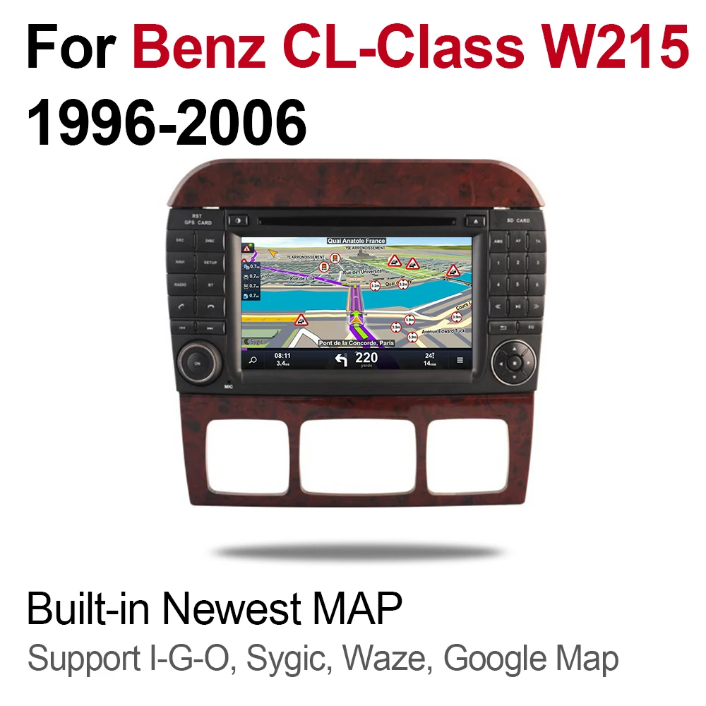 Android автомобильный мультимедийный плеер WIFI GPS навигация Авторадио для Mercedes Benz CL