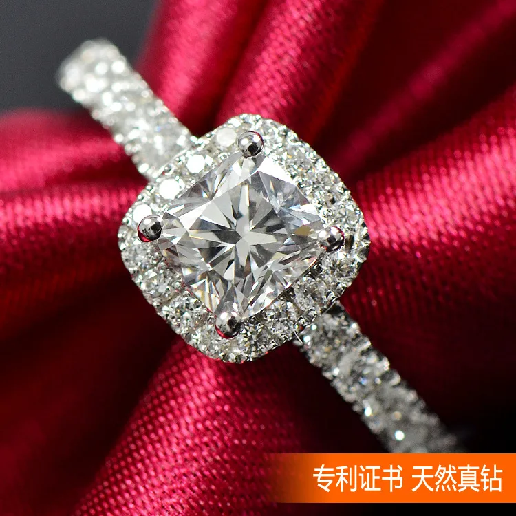 Кольца с бриллиантами для женщин простой дизайн Двойные штабелируемые модные