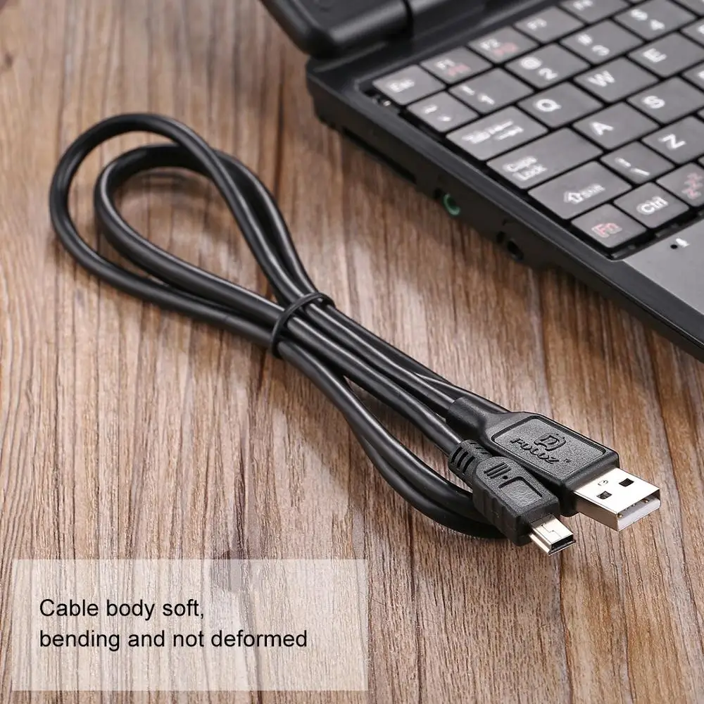 

PULUZ Mini 5pin USB Sync Data Charging Cable for GoPro HERO4 /3+ /3 Action Camera USB Charge Cable Length: 1m