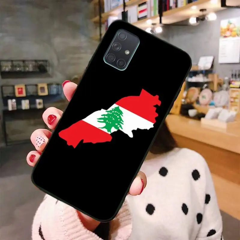 Чехол для телефона PENGHUWAN с ливанским флагом Samsung Galaxy A21S A01 A11 A31 A81 A10 A20E A30 A40 A50 A70 A80 A71