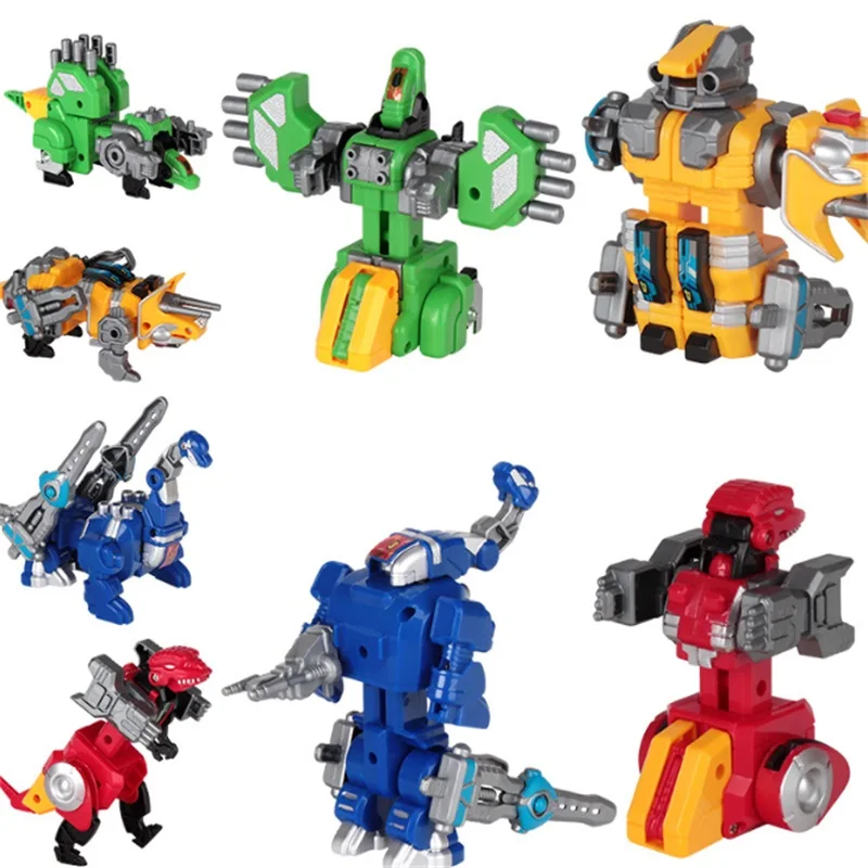 Трансформер 4 в 1 Шлаковая копия тираннозавр динозавр Фигурка динозавра | Фигурки