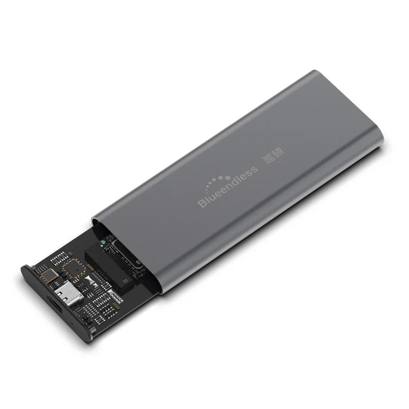 Корпус для SSD PCIE M.2 NVME алюминиевый корпус M Key Type-C USB 3 1 2240/2280 10 Гбит/с внешний чехол
