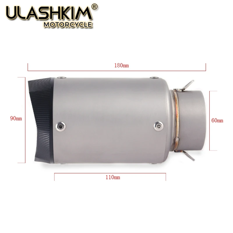 

Motorcycle Full System Exhaust Muffler Modified Middle Link Pipe Slip On For kawasaki Z800 2013 2014 2015 2016