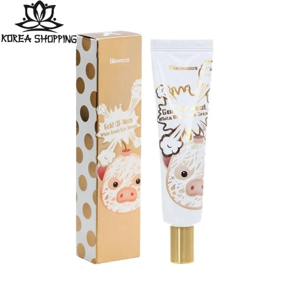 Крем для глаз с экстрактом ласточкиного гнезда Elizavecca Gold Cf Nest White Bomb Eye Cream.
