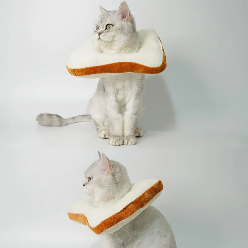 Мягкий защитный чехол для головы с изображением кота елизании и воротника в