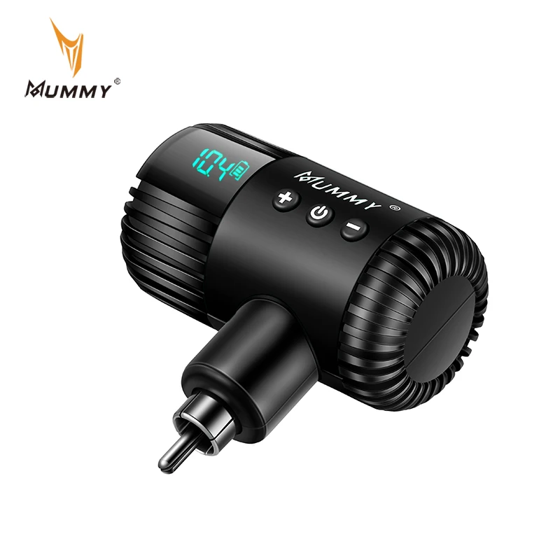 

Mummy Tattoo Machine Battery 1800mAH Wireless Fast Charge for Rotary Tattoo Pen RCA Connector LED Screen Power Supply