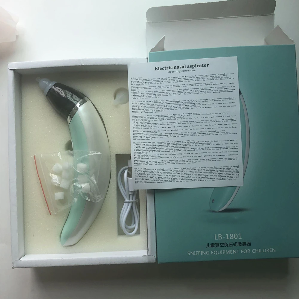 Детский носовой аспиратор для новорожденных носоочиститель назальный пылесос