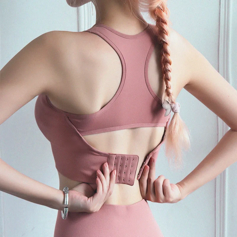 

Women Energy Seamless Sports Bra Workout Top Fitness Yoga Bra Padded Push Up Shockproof Brassiere Cross Tops Active Wear Female