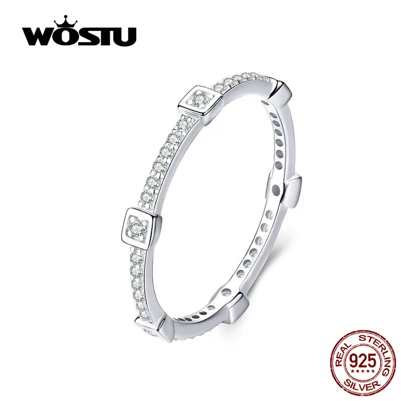 Кольцо из серебра 100% пробы с прозрачным квадратным цирконием CQR551|Кольца| |