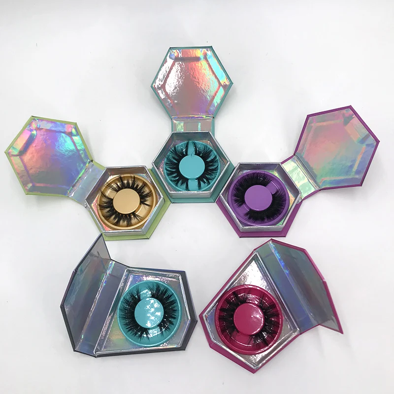 

25 мм, норковые ресницы, многоугольная коробка для ресниц, посылка для ресниц, индивидуальный оптовый логотип