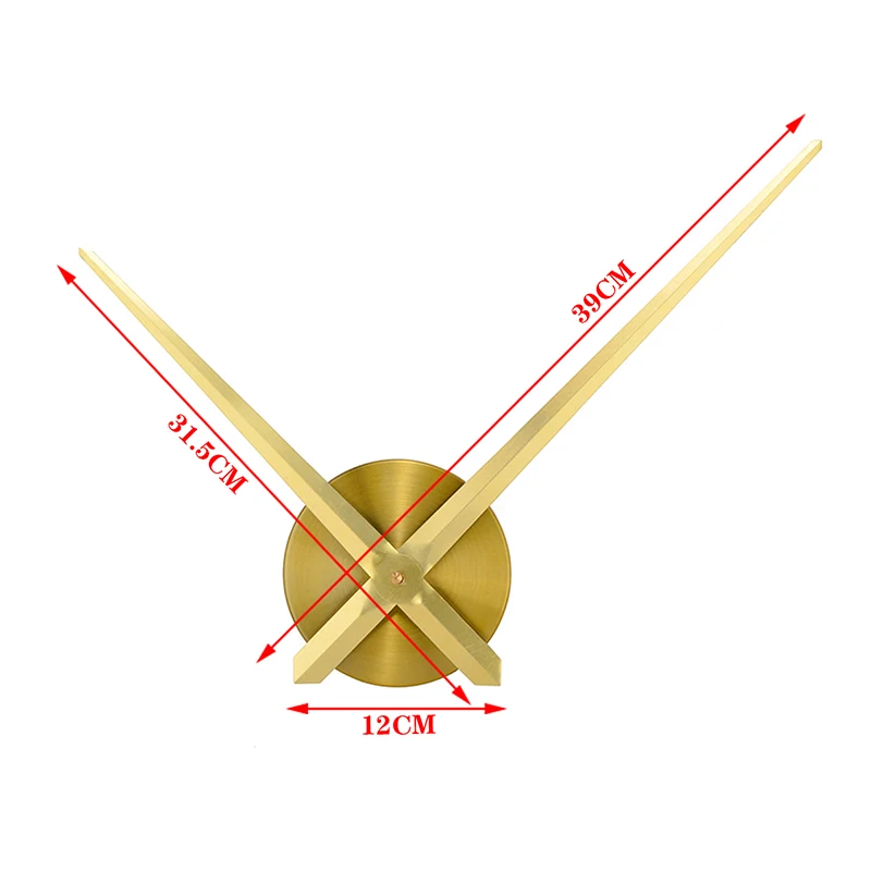 12 см DIY часы Металлические кварцевые настенные механизм бесшумный запасные части