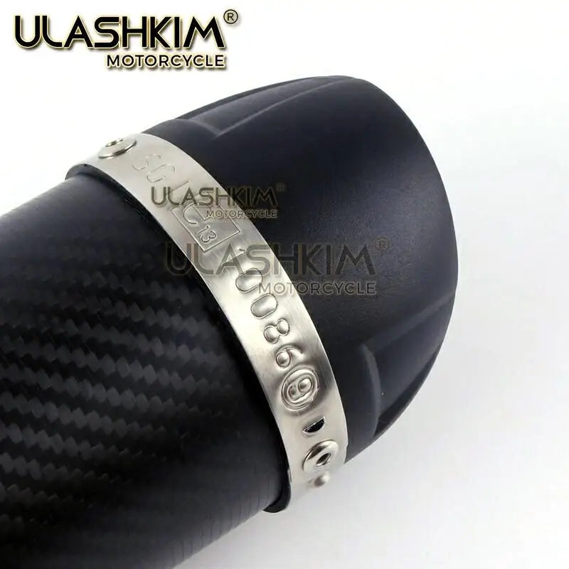 E mark Мотоцикл углеродного волокна глушитель Контактное звено трубы для HONDA CBR1000RR