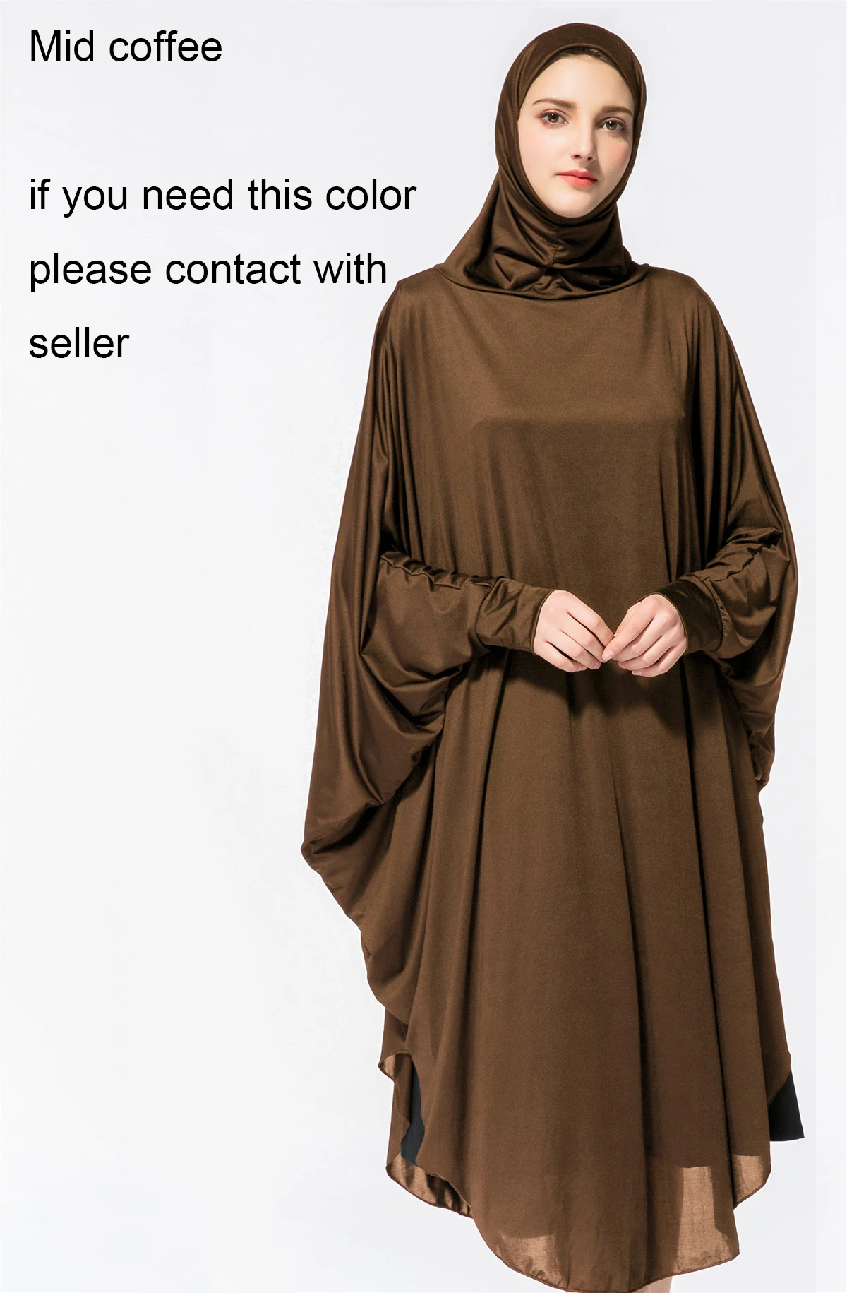 Арабское мусульманское женское платье для молитвы, рукав летучая мышь, с капюшоном, платье для молитвы, мусульманский халат, мусульманский ... от AliExpress WW