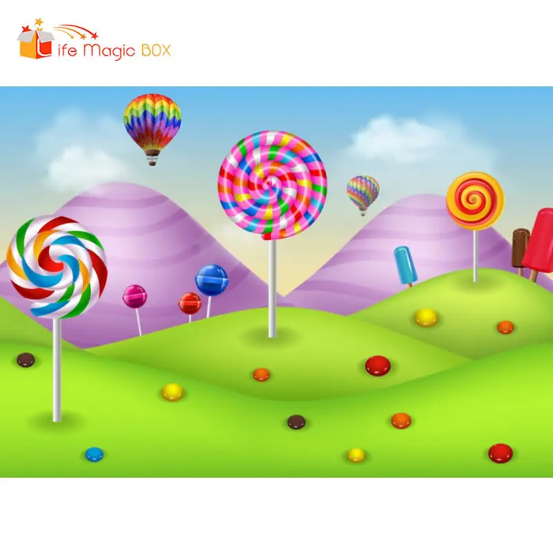 Фотофоны LIFE MAGIC BOX для фотографий Candyland Big Lollipop|Фон фотосъёмки| |