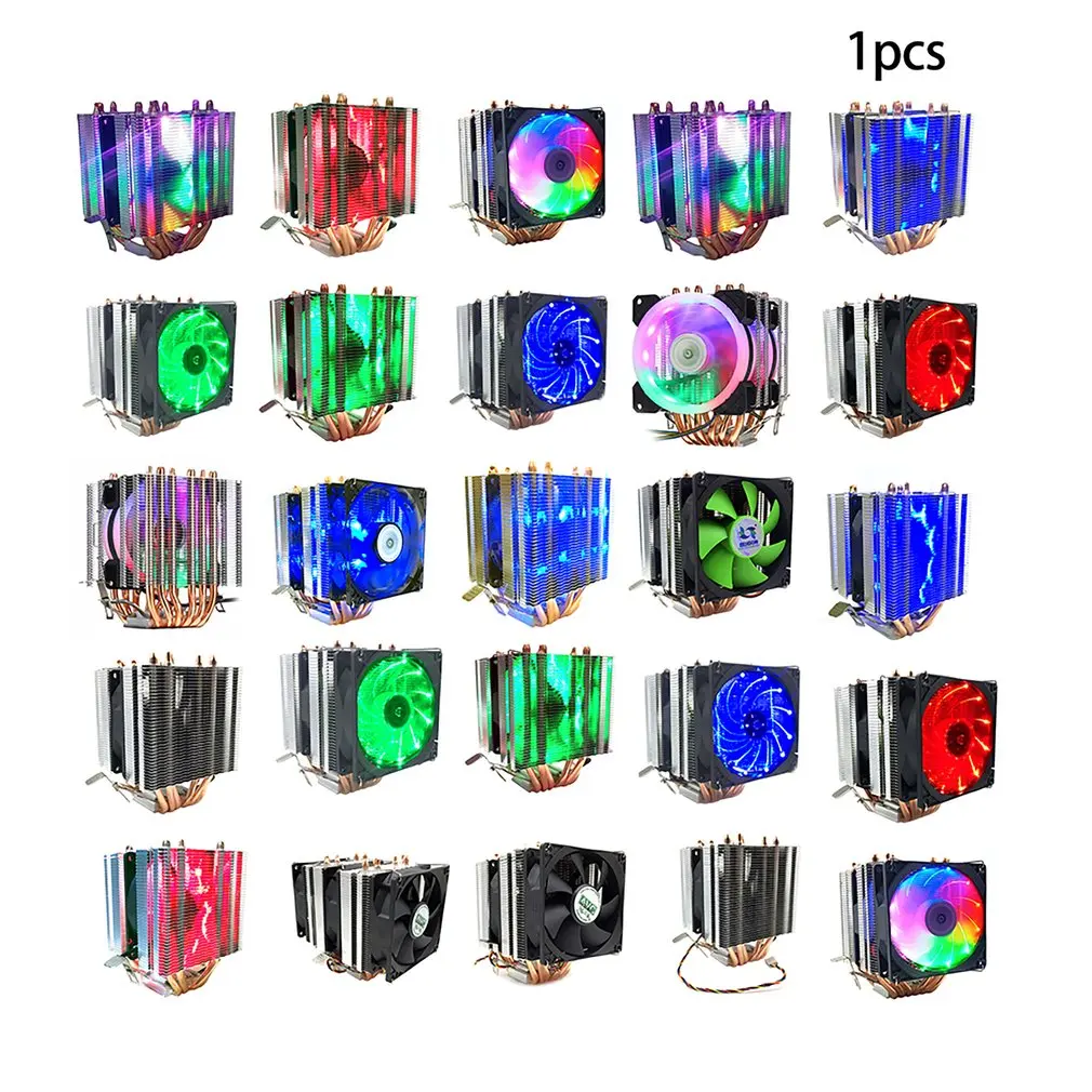 Теплоотвод для ЦП AVC 3 линии 6 тепловых трубок чистая медь AMD 1155 1156 настольный