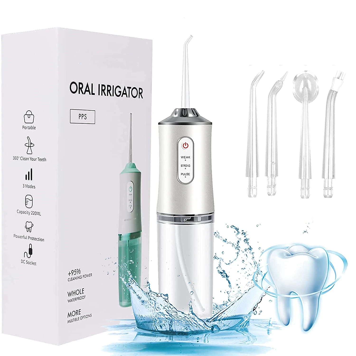 

Dental Water Flosser Oral Irrigator Portable Teeth Cleaner Toothbrush Oral Hygiene Cleaning Machine Scaler Dental Irrigator