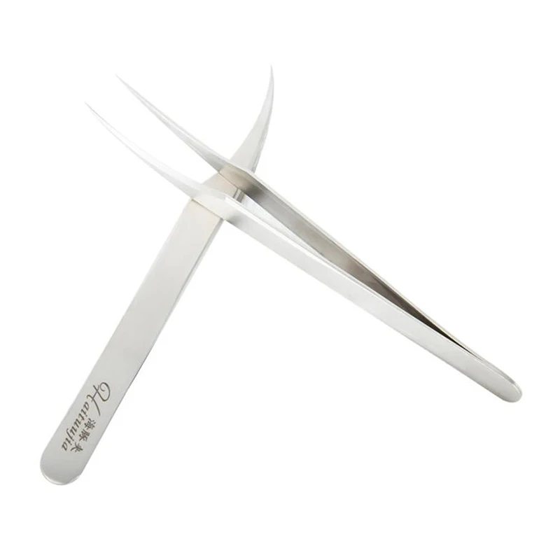 100% ультра точный Пинцет для ресниц из нержавеющей стали наращивания