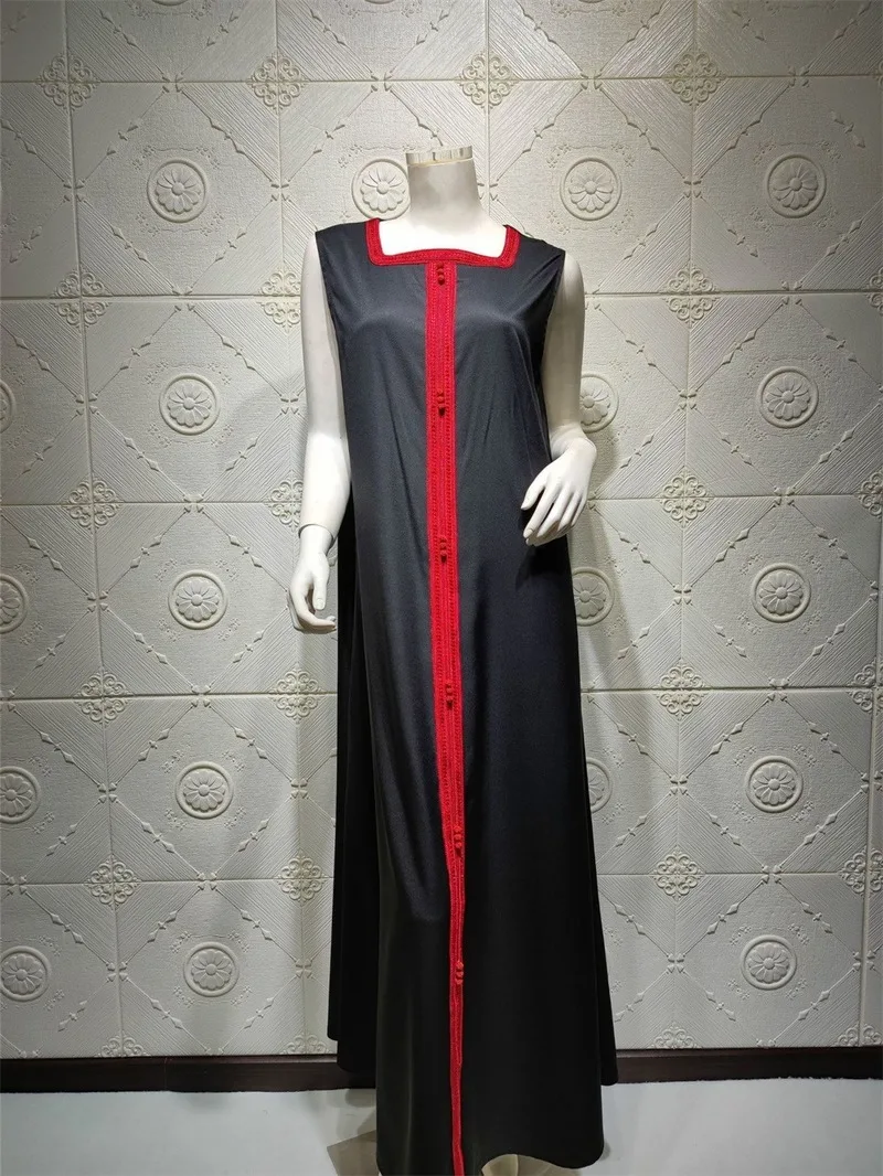 Мусульманская Мода всего тела и вышитой кружевной сетки Абая комплект Дубайский