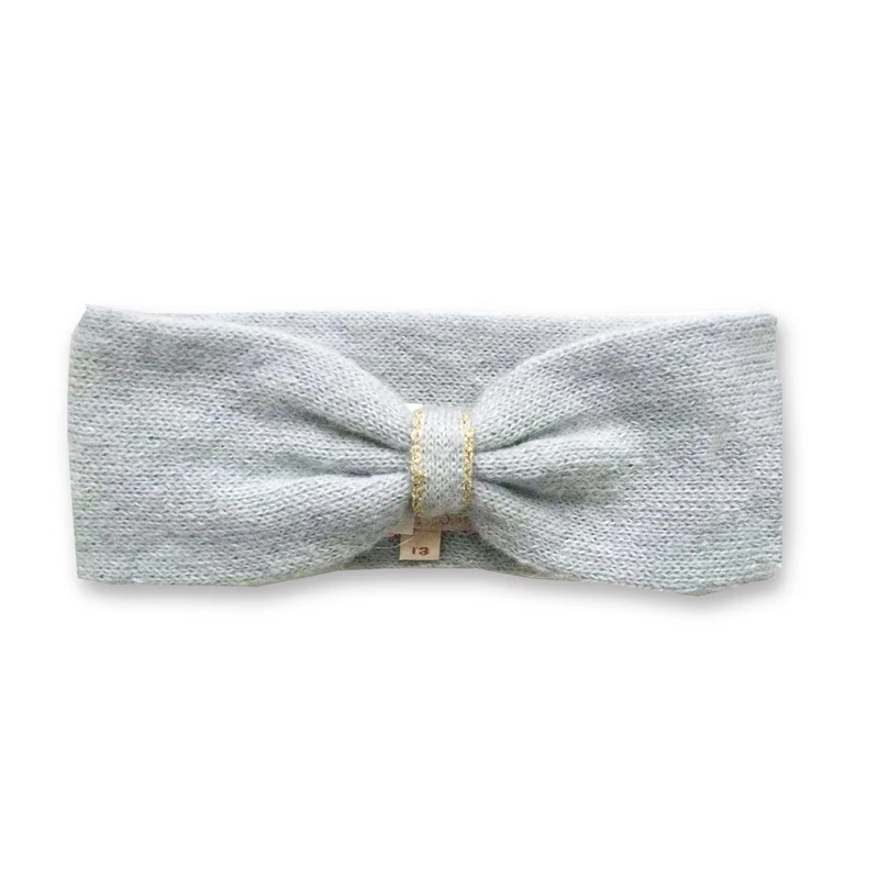 Light Blue Hairband Детская шапка, Осень-зима, StRafina LM, вязаная кепка головной убор для девочек, модная шапка для маленьких девочек, повязка на голову, Детская вязаная повязка на голову - Цвет: Light Blue Hairband