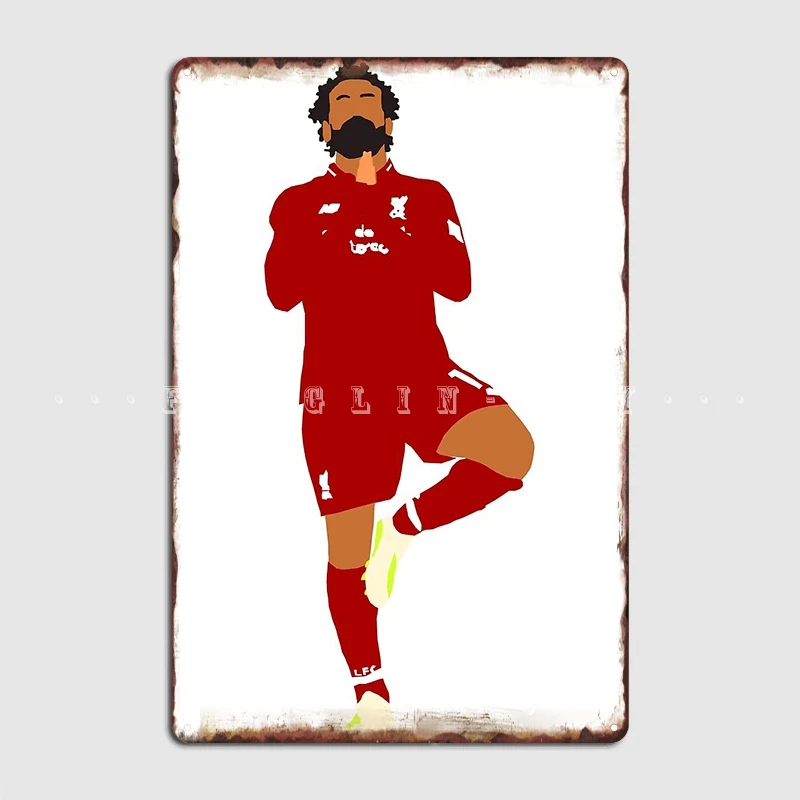 Mo Saleh знакованный праздник гол плакат металлическая табличка настенная пещера