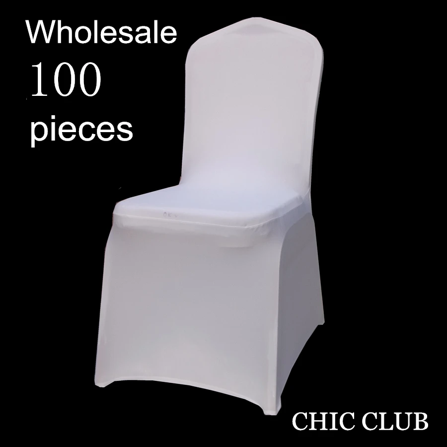 

Универсальный Эластичный Чехол для стула из полиэстера или спандекса, 100 шт.