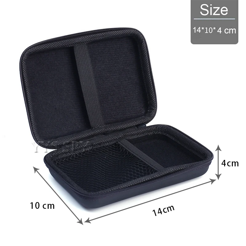 Портативный жесткий чехол сумка для мини камеры DV наушники Bluetooth usb кабель