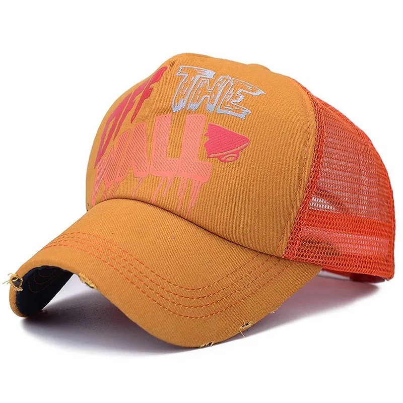 FJHERLMOS Корейская летняя парная сетчатая Кепка с рисунком для мужчин и женщин