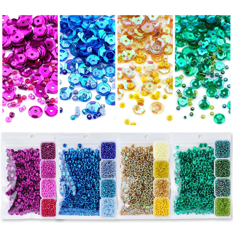 Аксессуары для шитья блестки и бусины Набор вышивки крестиком из - Цена: 