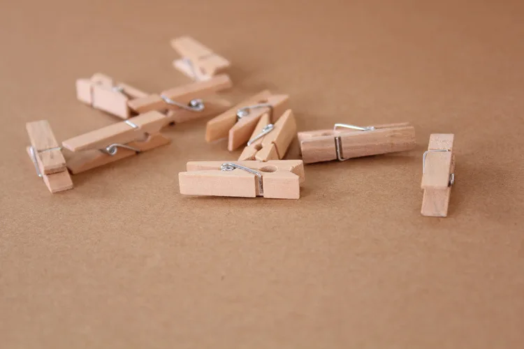 Прищепки деревянные 50 шт./лот мини-зажимы для фотобумаги ручной работы прищепки