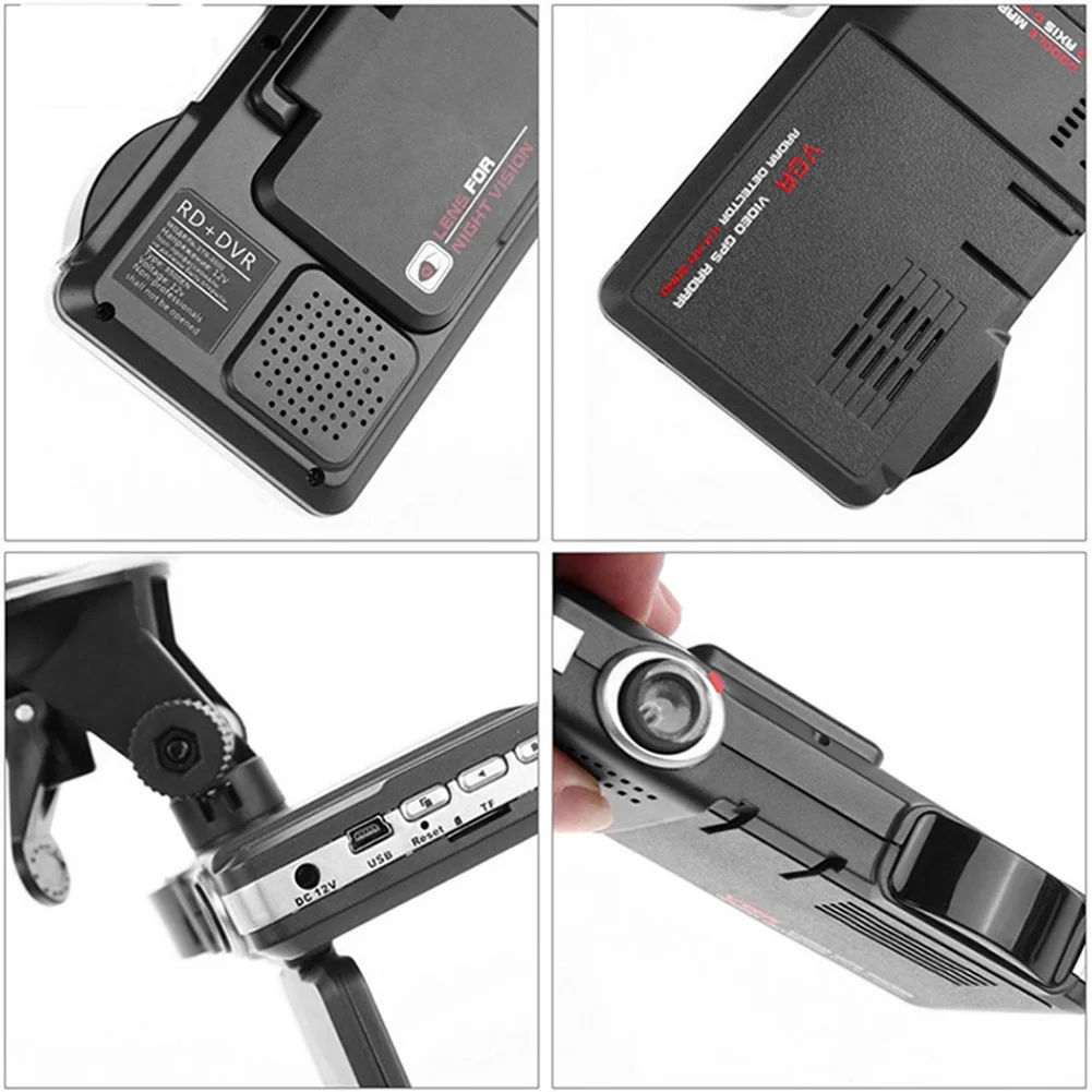 Видеорегистратор VGR3 2 в 1 автомобильная камера радар-детектор с голосовым