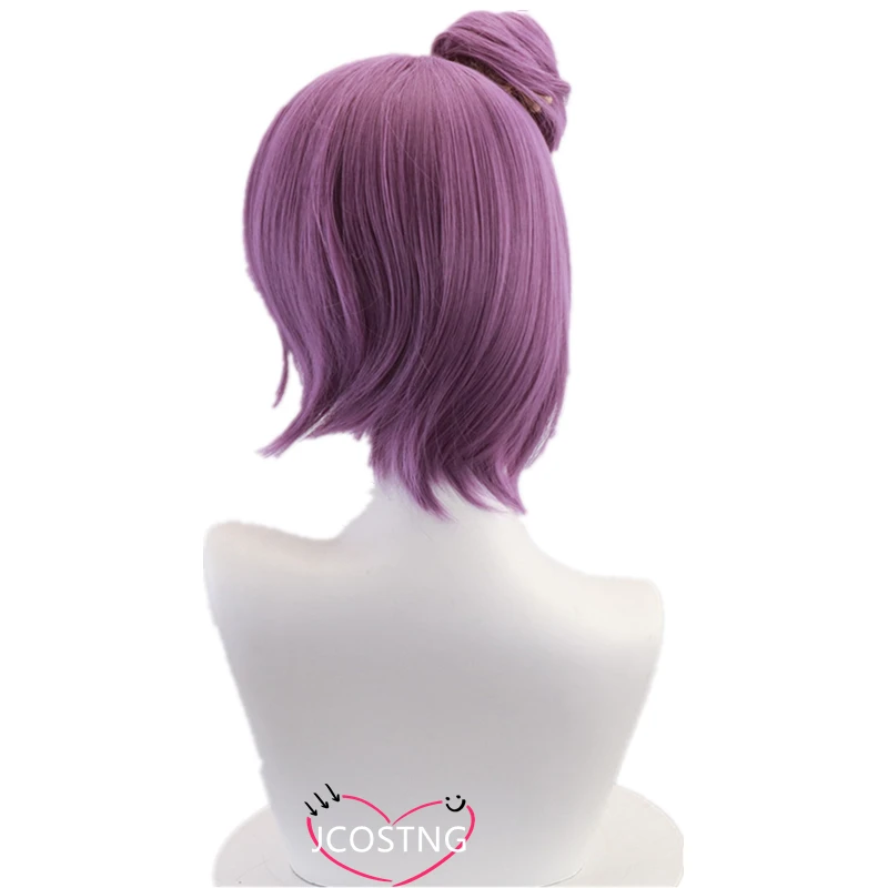 Парик для косплея аниме Акацуки Конан термостойкий с шапочкой и аксессуаром