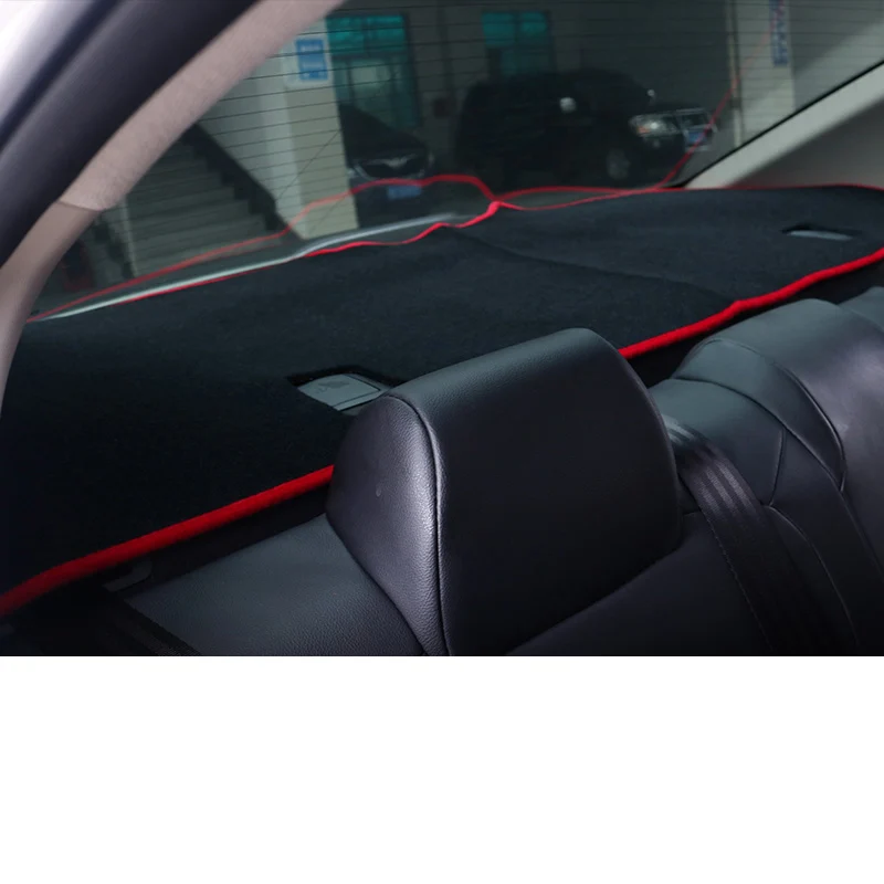 Коврик для приборной панели автомобиля из полиэстера с солнцезащитным козырьком