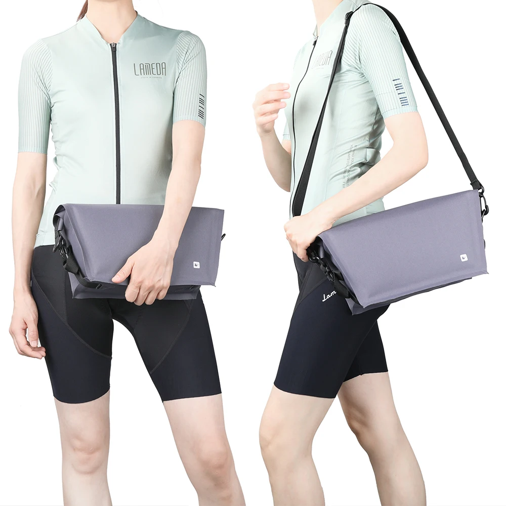 Сумка на руль велосипеда водонепроницаемая 4 л с плечевым ремнем | Спорт и
