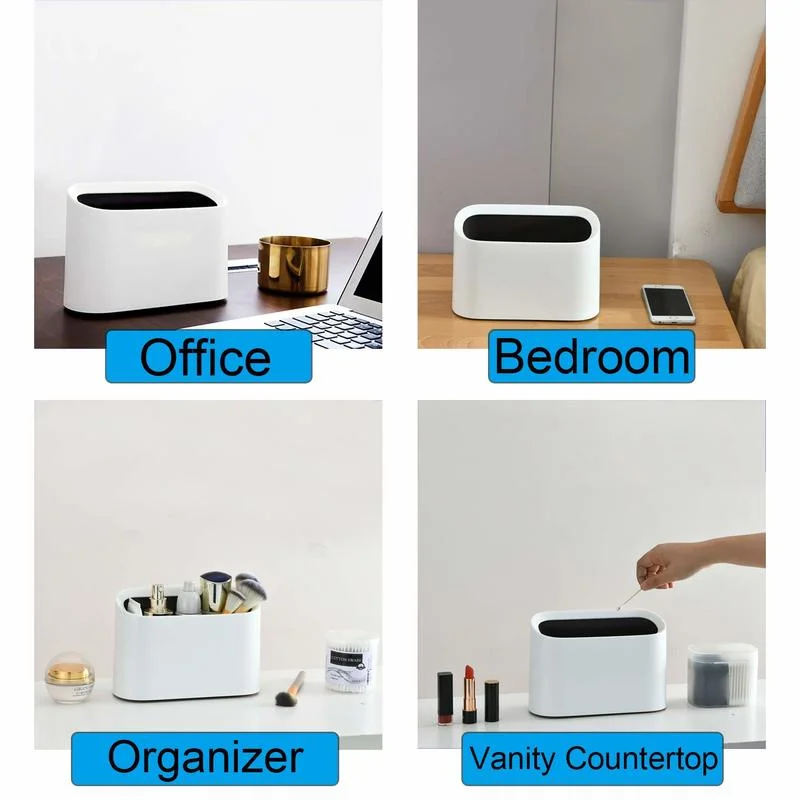 

Office Mini Trash Can Household Desktop Waste Bin Storage Box Desktop Garbage Basket Small Trash Can Living Room Waste basket