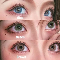1 pair colored contact lenses wildcat series natural color contact lens yearly use makeup accessories lens for eyes