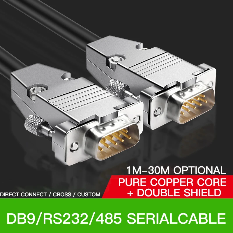 Последовательный кабель Ju Xin DB9 штекер-штекер гнездо-гнездо напрямую