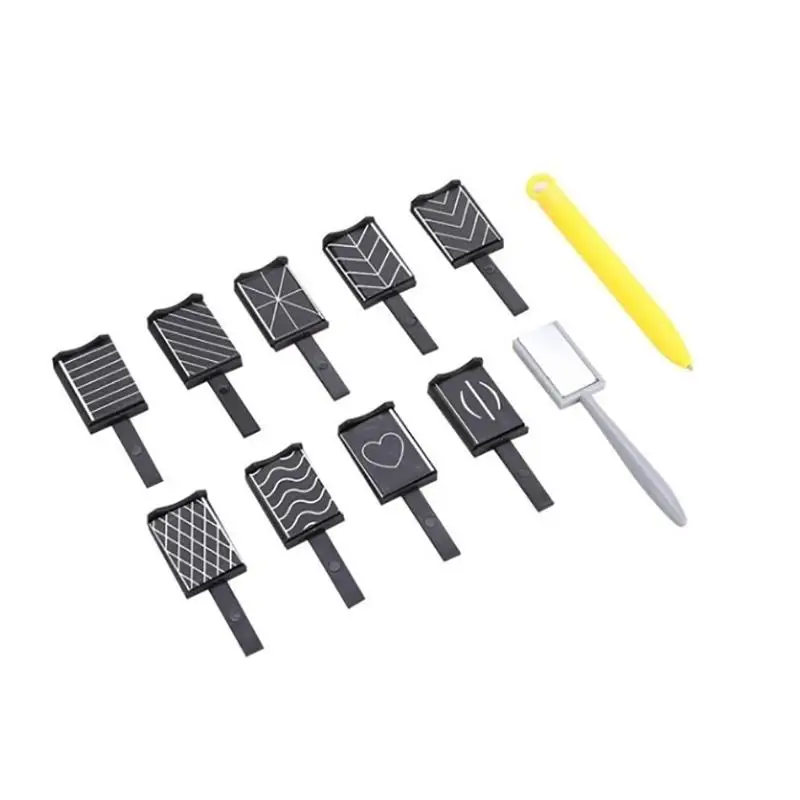 11 шт./компл. магнитная ручка кошачий глаз инструмент для дизайна ногтей