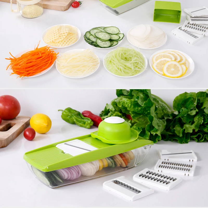 Творческая Терка Инструменты Slicer Овощерезка с лезвием из нержавеющей стали Ручная Картофельная Терка Dicer Морковь Для Кухни