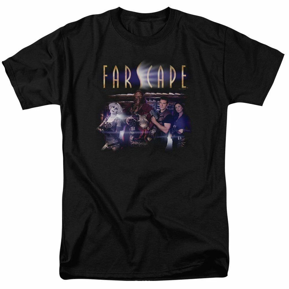 Trevco Men'S Farscape Keep Smile Heather взрослая футболка черная средняя Мода 191782096838