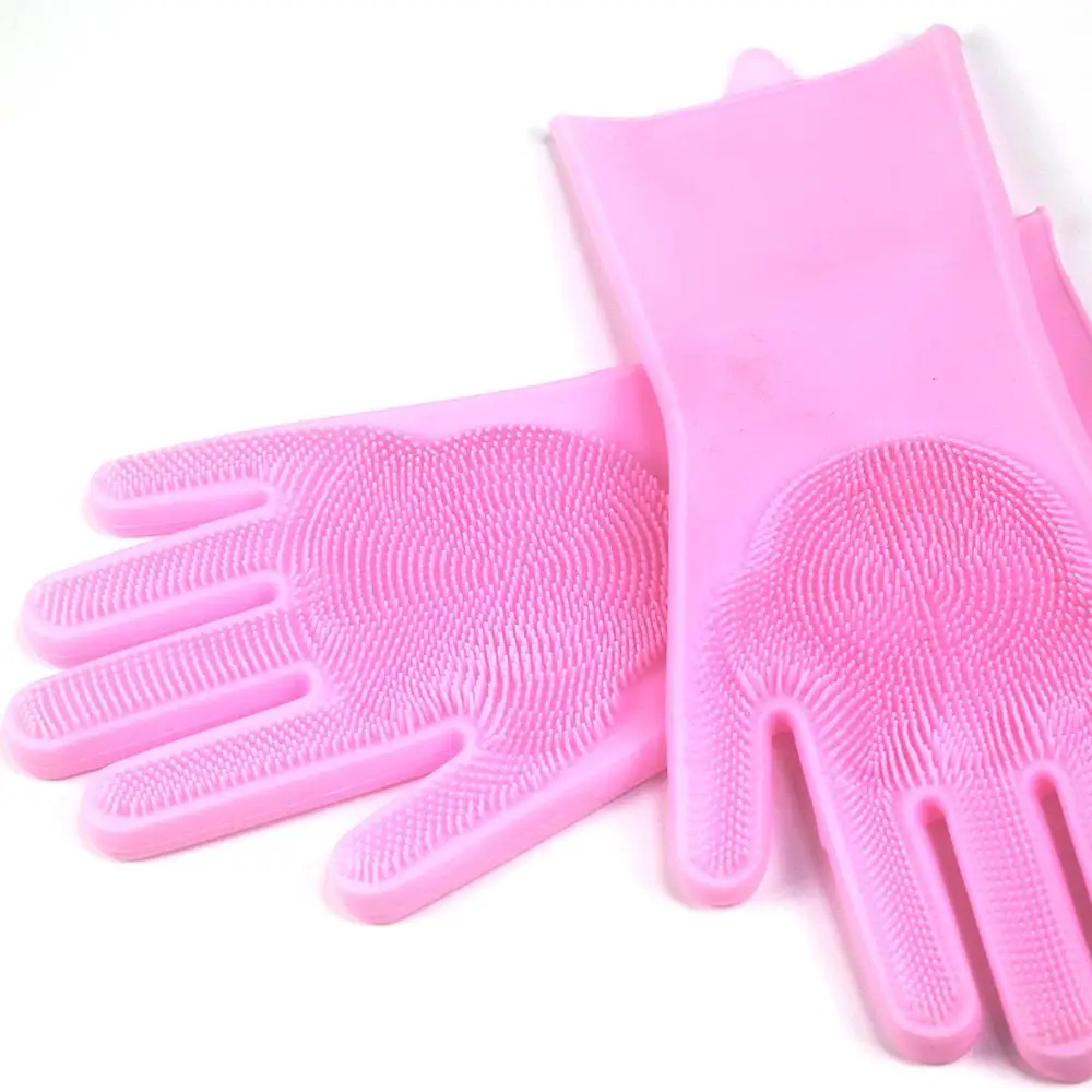 

Magic scrub sponge sponge rubber gloves dishwashing kitchen car bathroom pet brush cleaner
