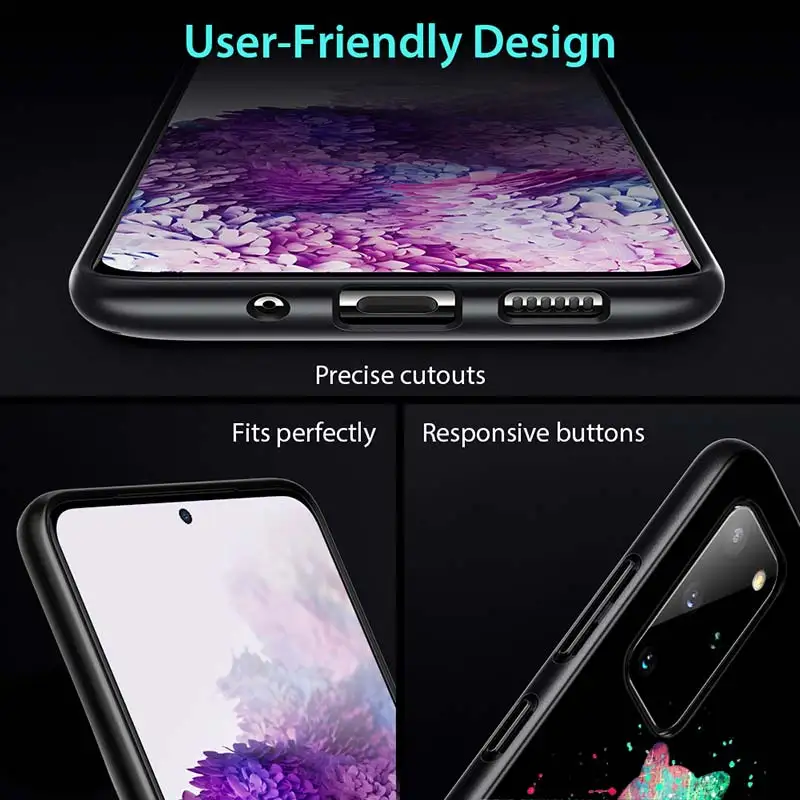 

Color Disney Mickey Mouse for Samsung S20 FE Ultra Plus A91 A81 A71 A51 A41 A31 A21S A72 A52 A42 A02S Soft Black Phone Case